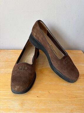 Salvatore Ferragamo Boutique Suede Leather Loafers Italy